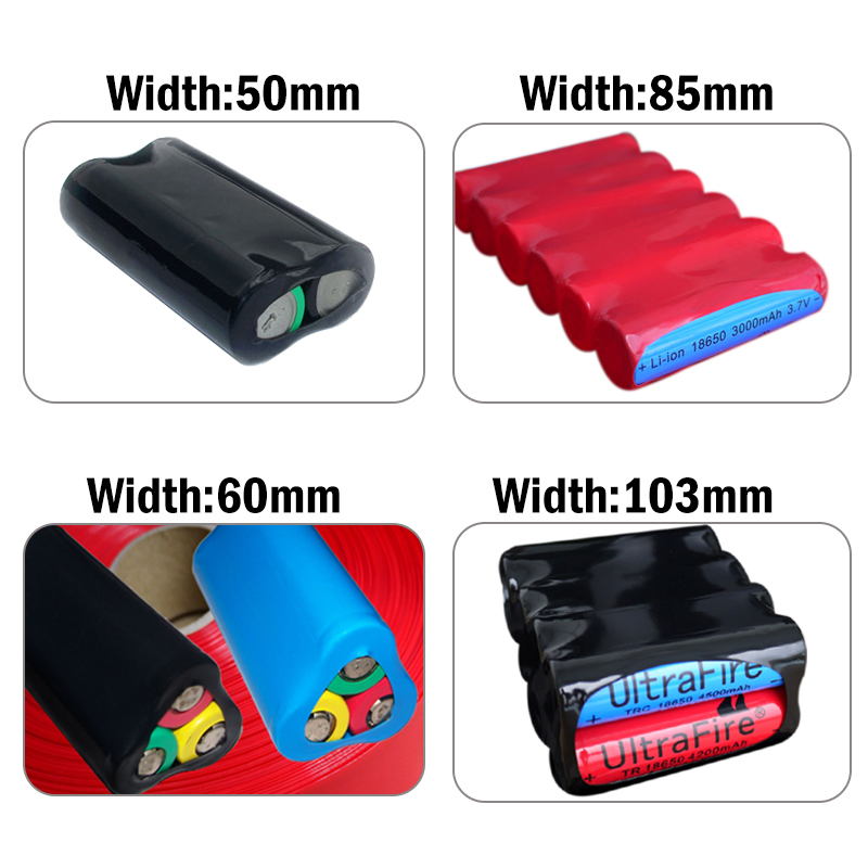 Shrink Sleeve Pvc - 18650 baterai menyusut Film PVC Heat